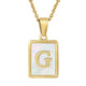 Alphabet Stainless Steel Necklace N3869