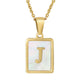 Alphabet Stainless Steel Necklace N3869