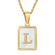 Alphabet Stainless Steel Necklace N3869