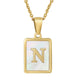 Alphabet Stainless Steel Necklace N3869