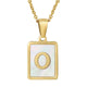 Alphabet Stainless Steel Necklace N3869