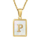 Alphabet Stainless Steel Necklace N3869