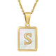 Alphabet Stainless Steel Necklace N3869