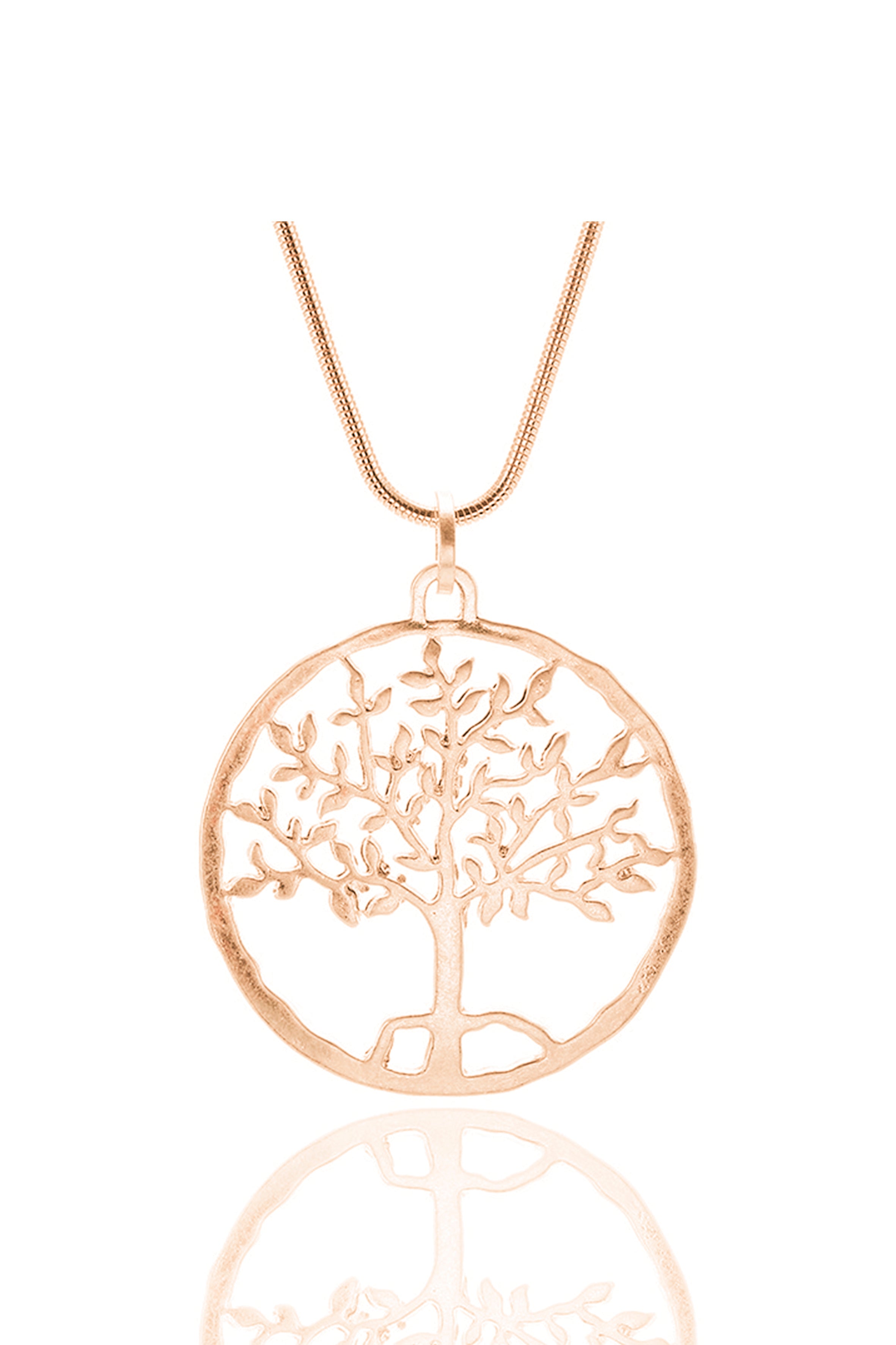 Collares de aleación con colgante de árbol de la vida N3998