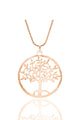 Tree Of Life Pendant Alloy Necklaces N3998
