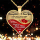 Heart Shaped Wished Alloy Necklace N4023