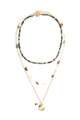 Multi-layer Conch Beads Necklace N4105