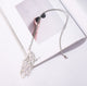 Hollow Leaf Alloy Necklace N4119