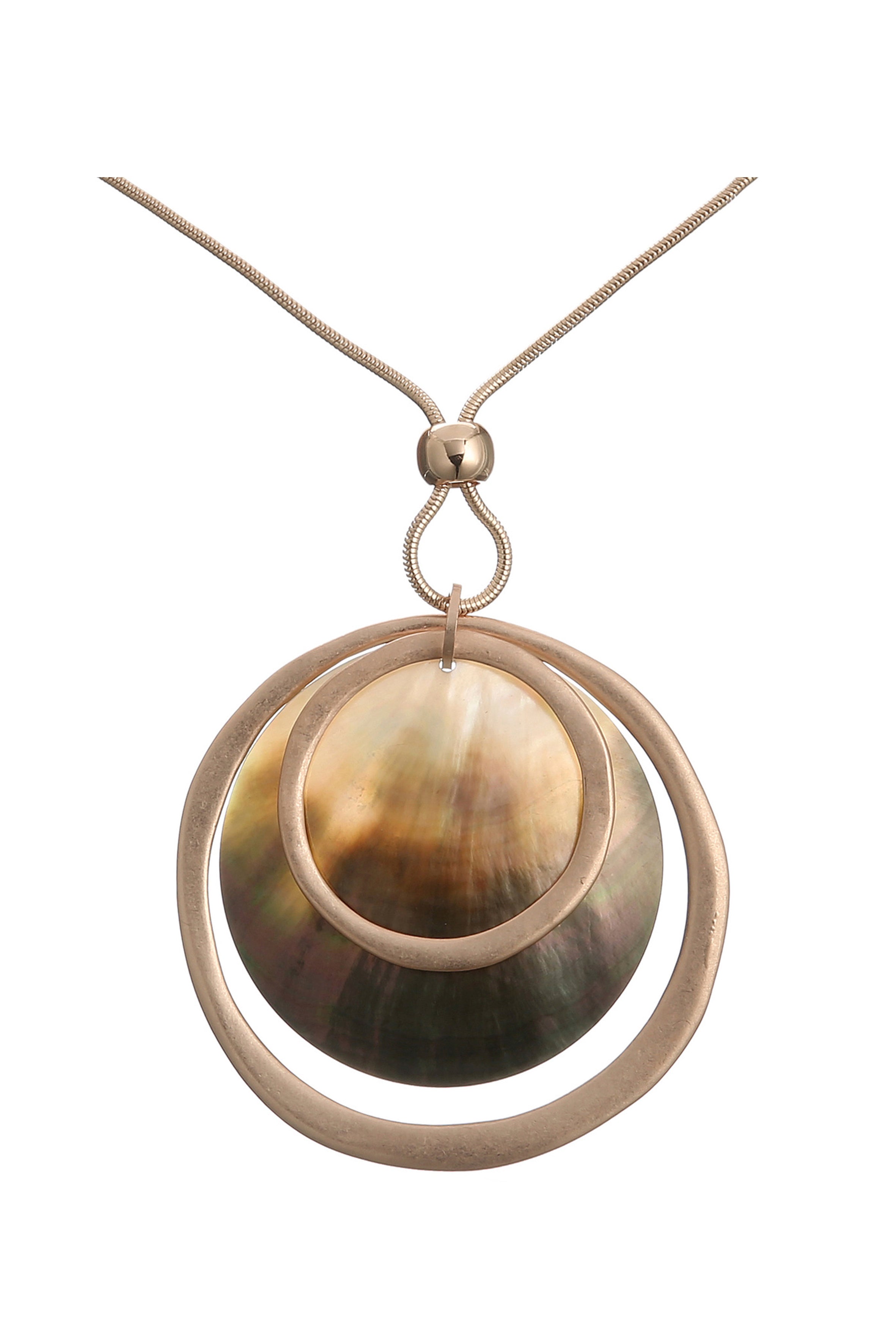 Collar circular de madreperla N4124