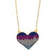 Heart Zircon Chain Necklace N4220