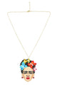 Floral Seed Bead Chain Necklace N4277