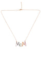 Mama Zircon Chain Necklace N4303
