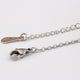 2 MM Stainless Steel Chain Necklace N4484
