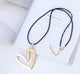 Heart Pu Leather Necklace N4521