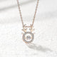 Elk Rhinestone 925 SILVER Necklace N4579