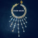 Tassel Rhinestone Necklace N4695