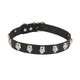 Gothic Skull Leather Choker Necklace N4702