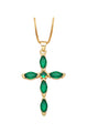 Cross Cubic Zirconia Necklace N4764