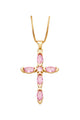 Cross Cubic Zirconia Necklace N4764