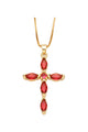 Cross Cubic Zirconia Necklace N4764