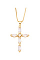 Cross Cubic Zirconia Necklace N4764