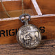 Cow Zodiac Alloy Pocket Watch N4770
