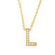 Alphabet Cubic Zirconia Necklace N4945