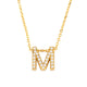 Alphabet Cubic Zirconia Necklace N4945