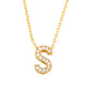Alphabet Cubic Zirconia Necklace N4945