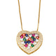 Heart Cubic Zirconia Chain Necklace N4964
