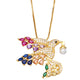 Bird Cubic Zirconia Chain Necklace N4965