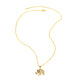 Elephant Cubic Zirconia Chain Necklace N4977