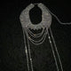 Multilayer Tassel Rhinestone Necklace N5003