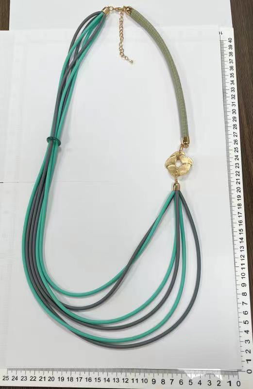 Mutilayer Pu Leather Necklace N5101