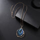 Teardrop Pendant Alloy Necklace N5211