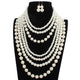 Multilayer Pearl Bead Necklace Set N5255