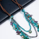 Multilayer Turquoise Stone Necklace N5365