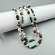 Layered Mixed Stone Beaded Choker Necklace N5394