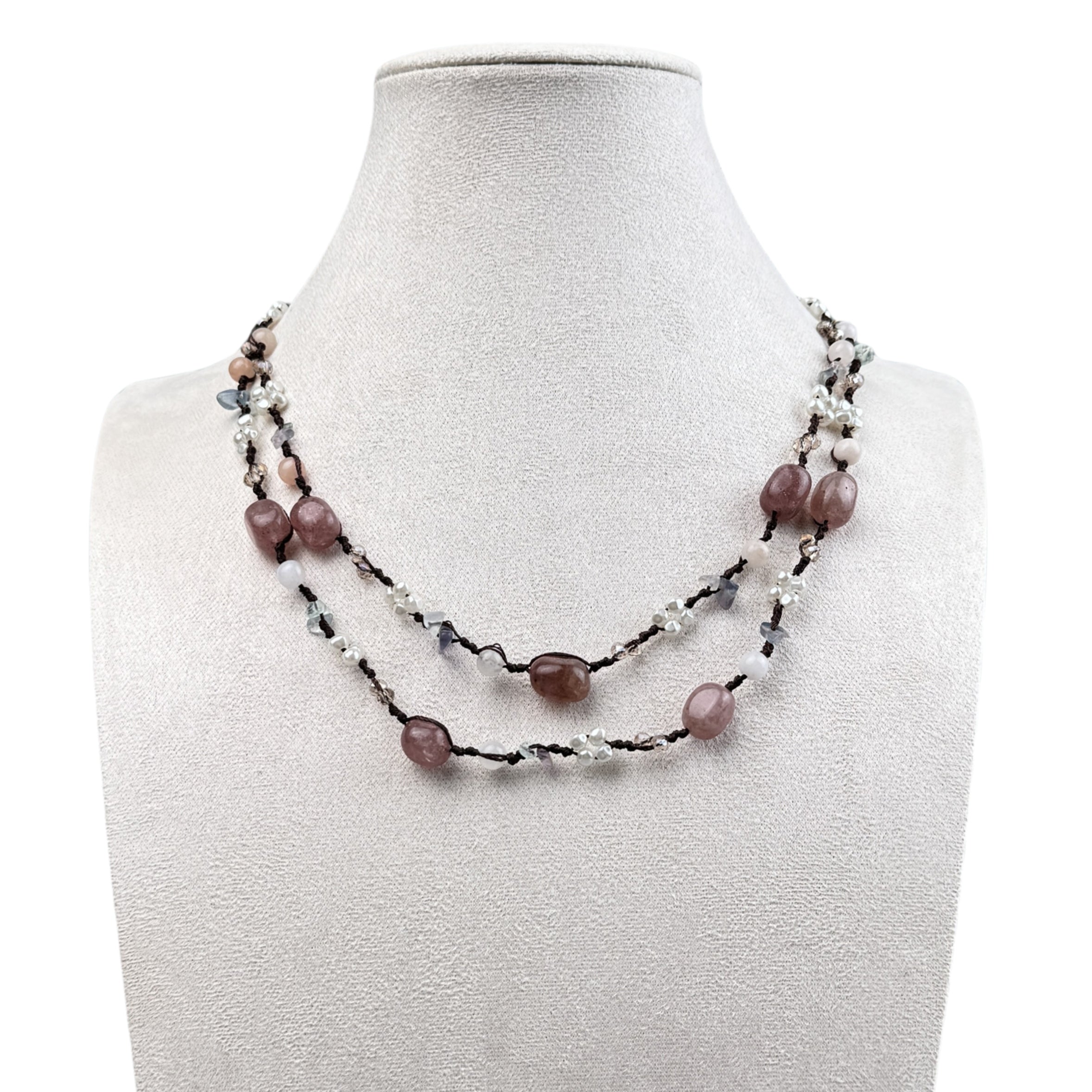 Store Handmade Pearl Quartz Necklace