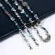 Handmade Braided Labradorite Stone Beaded Necklace N5452