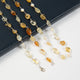 Yellow Quartz Necklace N5569