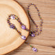 Adjustable Y-shaped Braided Necklace N5590