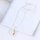 Hollow Geometry Metal Necklace N5613