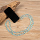 Crystal Beaded Crossbody Lanyard PC5616 - Light Blue