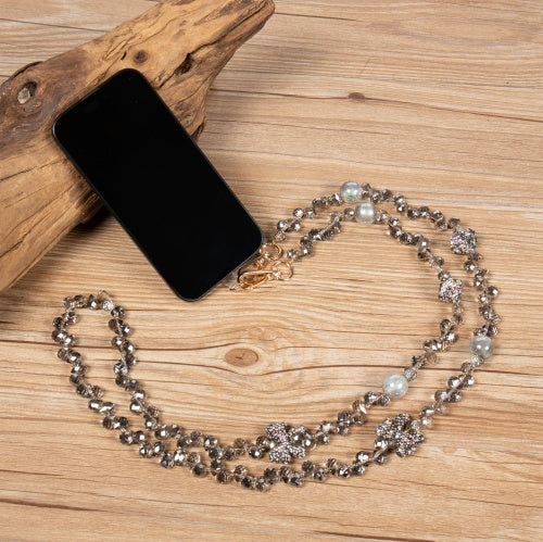 Crystal Bow Crossbody Phone Lanyard PC5627