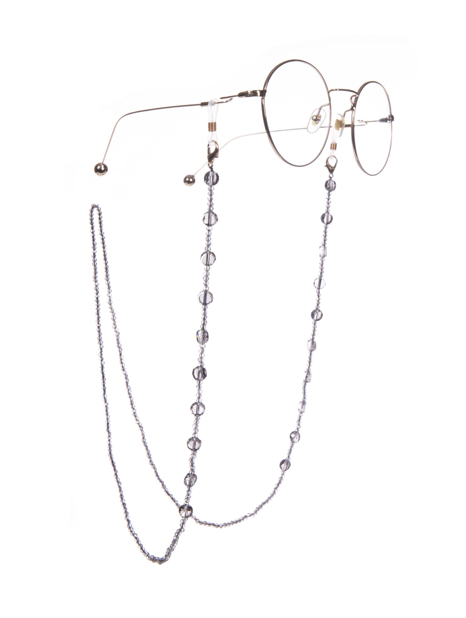 Crystal Bead Glasses Holder EC5634 - Grey