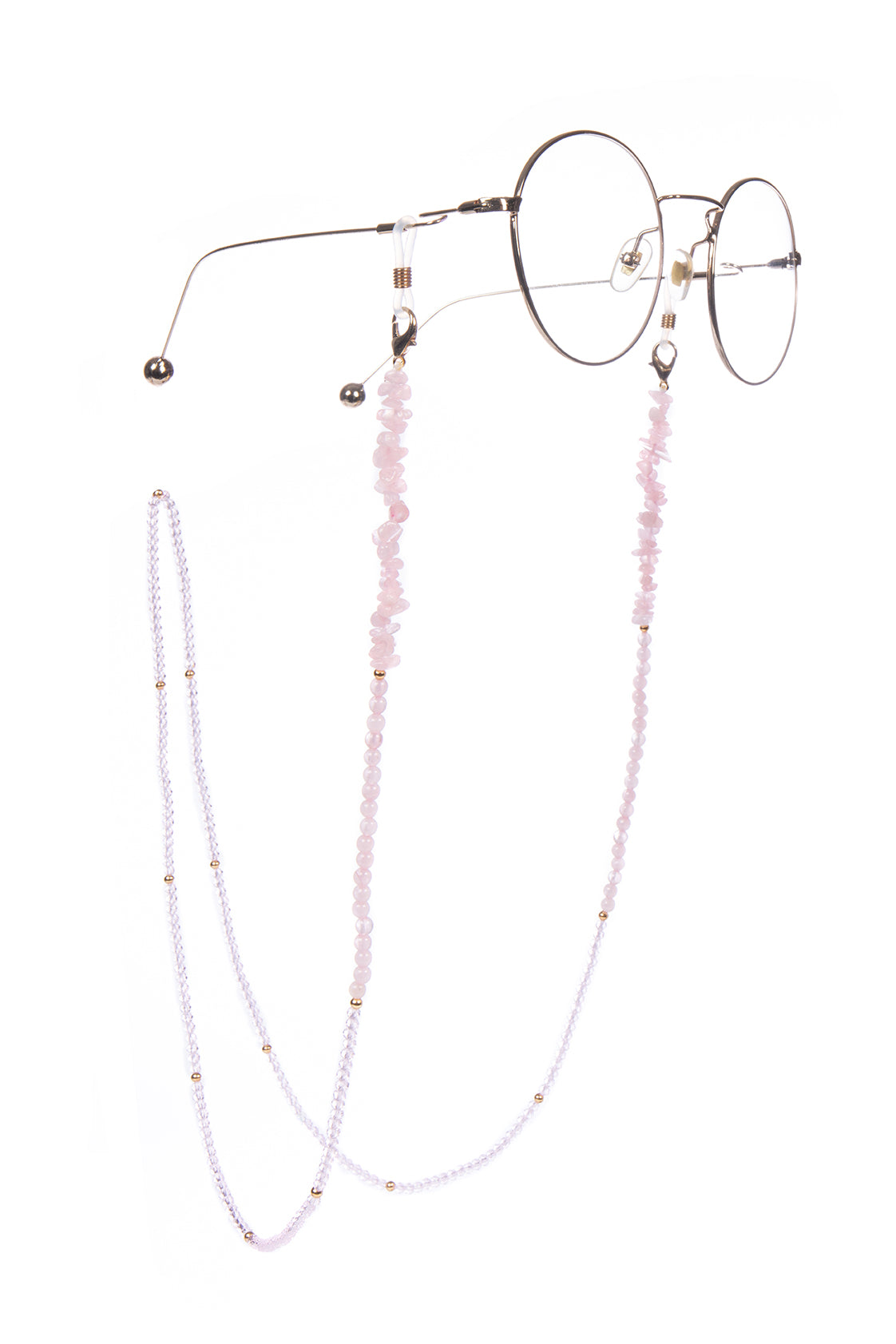 Handmade Rose Quartz Glasses Holder EC5638 - Rose Quartz