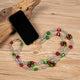 Holiday Theme : Christmas Flowers Phone Crossbody Lanyard PC5640