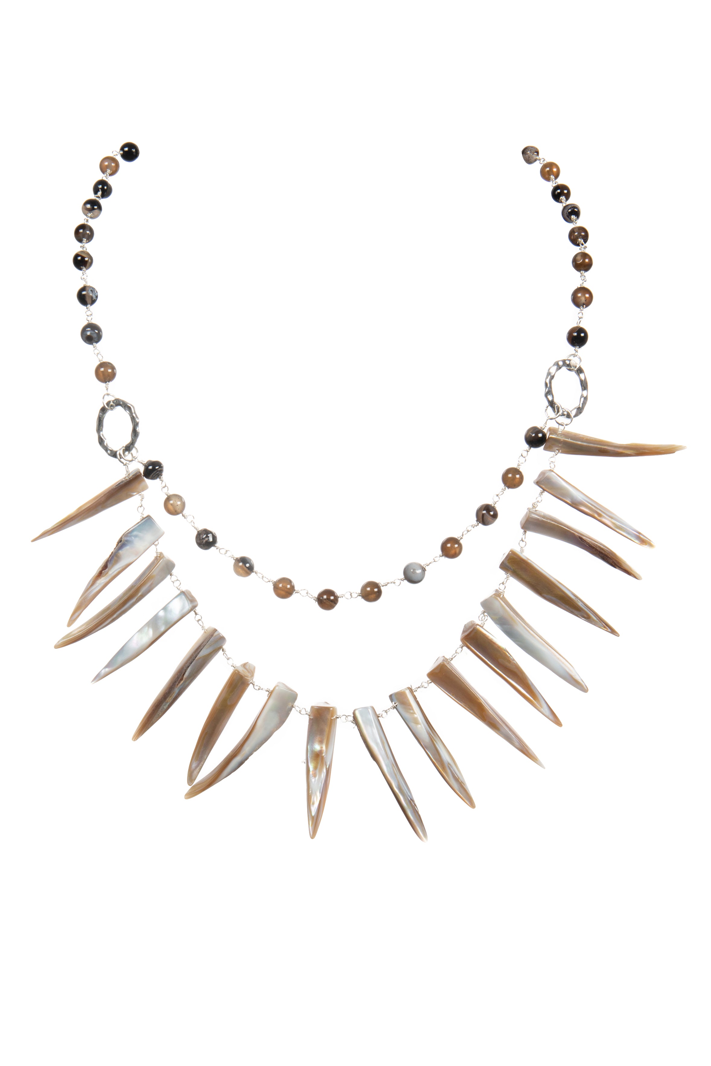 Shell Handmade Braided Set Necklace N5675