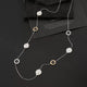 Coin & Circle Metal Necklace N5697